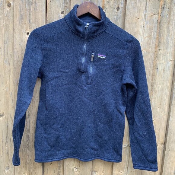 Patagonia Quarter Zip Better Sweater Blue - Picture 1 of 8